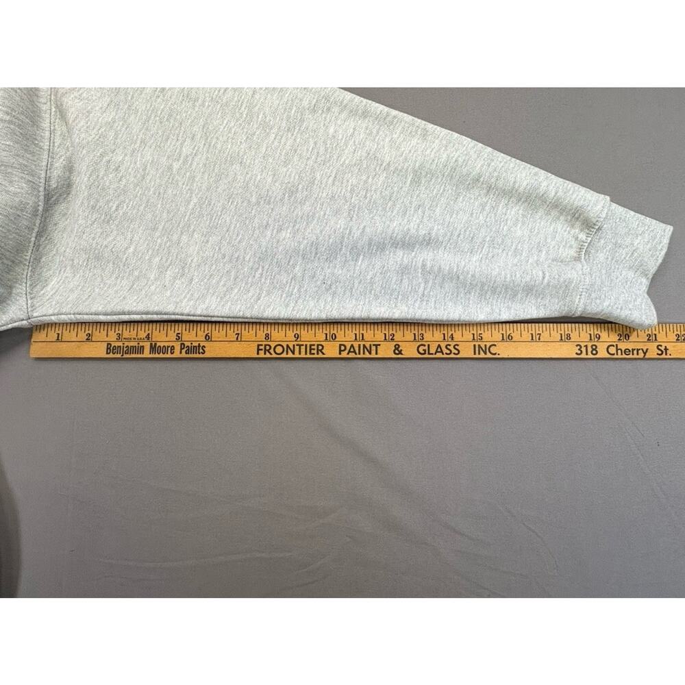 New York Popular Phoenix Crewneck Sweatshirt Gray Navy Block Ltr Embroidered 2XL - Picture 4 of 6